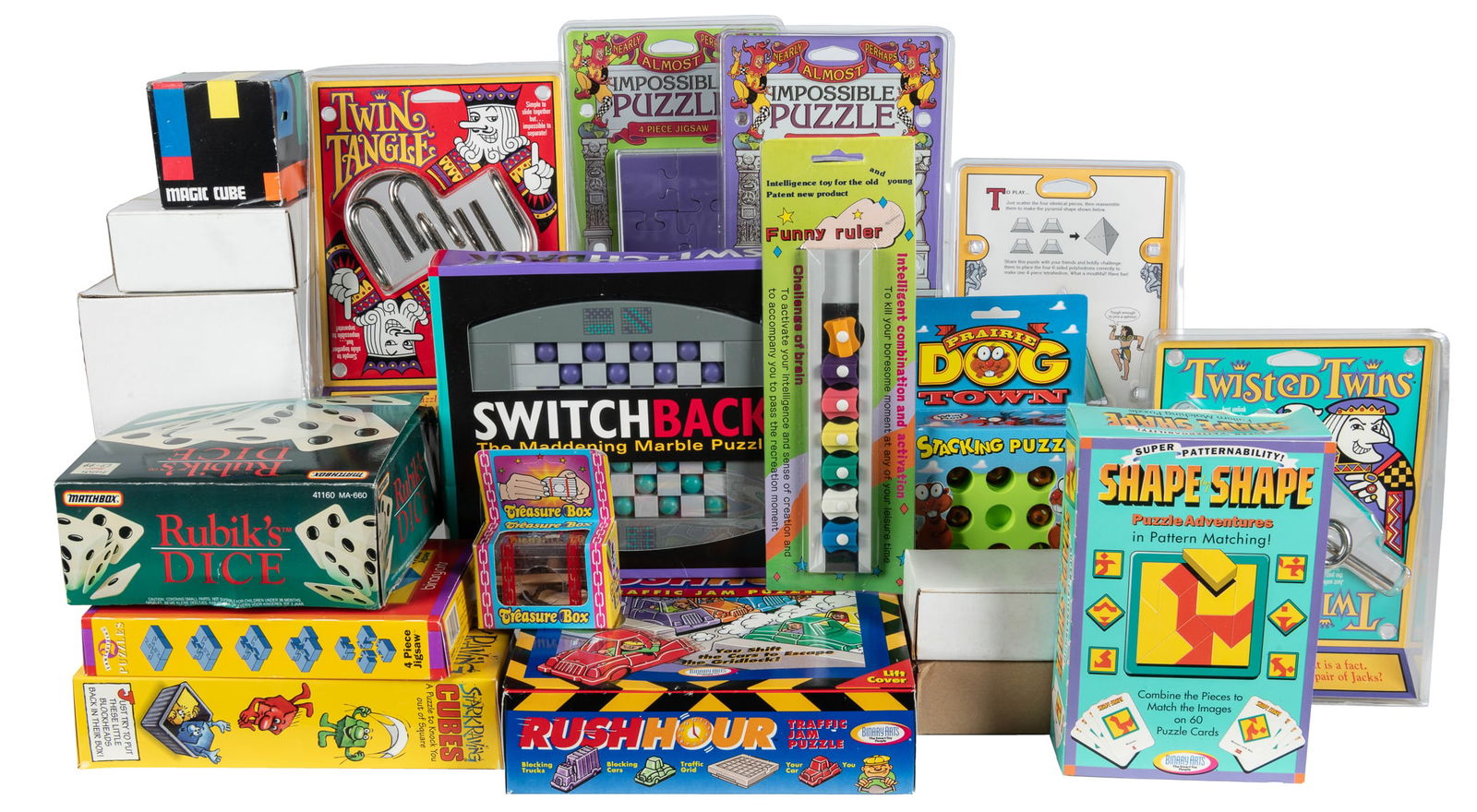 Collection of over 30 miscellaneous puzzles. 1990s. Collect... (1 of 1)