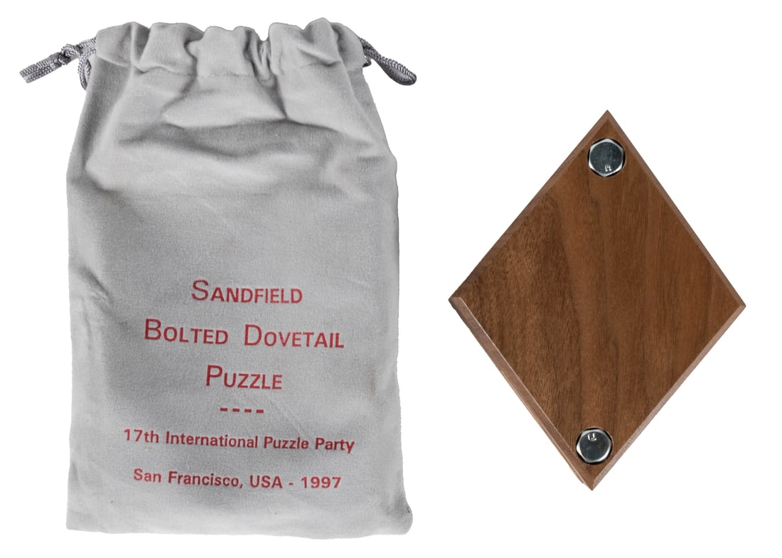 Sandfield Bolted Dovetail Puzzle. Exchange puzzle from the ... (1 of 2)