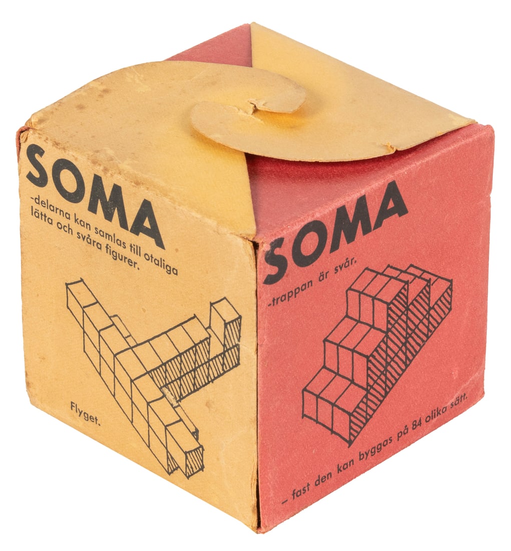 HEIN, Piet (Danish, 1905–1996). Soma Cube. Denmark: Piet He... (1 of 3)