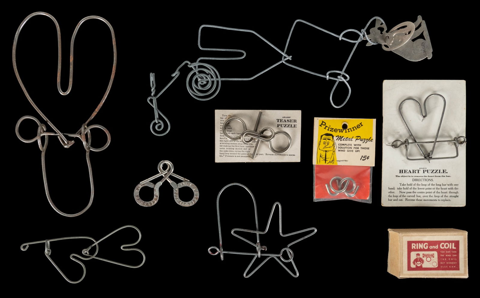 Metal Wire Disentanglement Puzzle Collection. Early–mid 20t... (1 of 1)