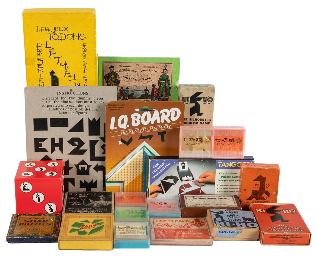 Tangram Puzzle Collection. V.p., ca. 1890s–1980s. Group of ... (1 of 1)