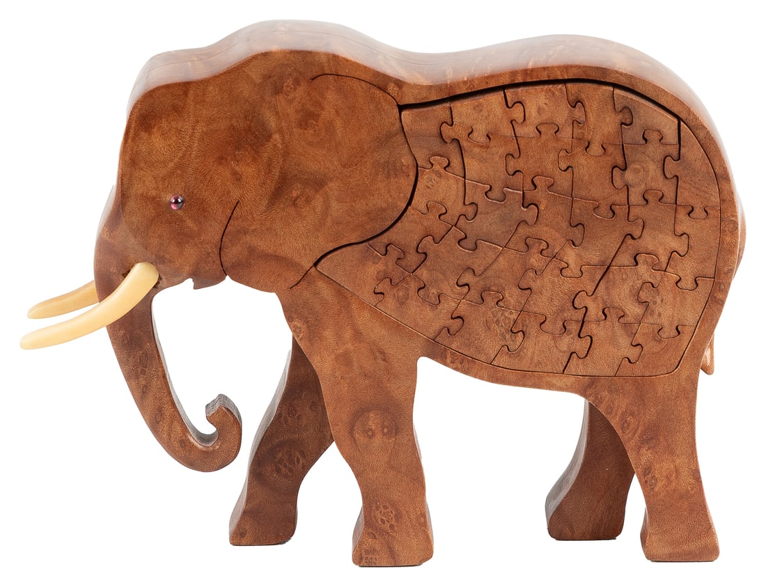 FORSYTHE, Roy (Canadian, 20th century). Elephant. Handcraft... (1 of 5)