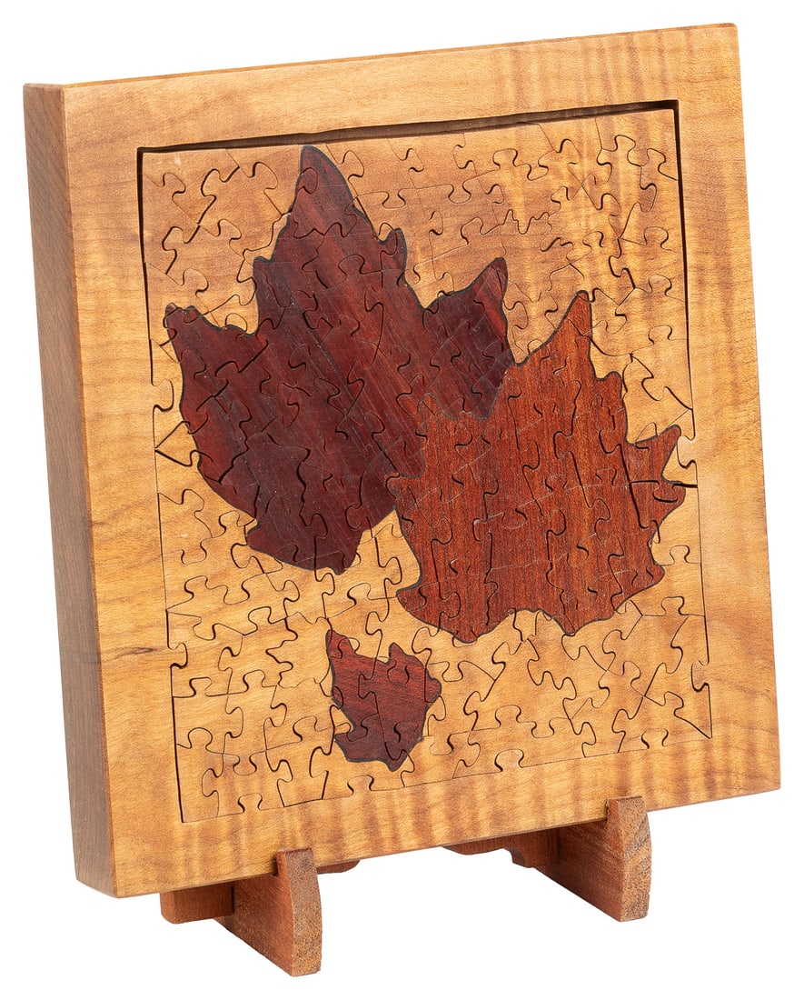 FORSYTHE, Roy (Canadian, 20th century). Leaves. Handcrafted... (1 of 3)