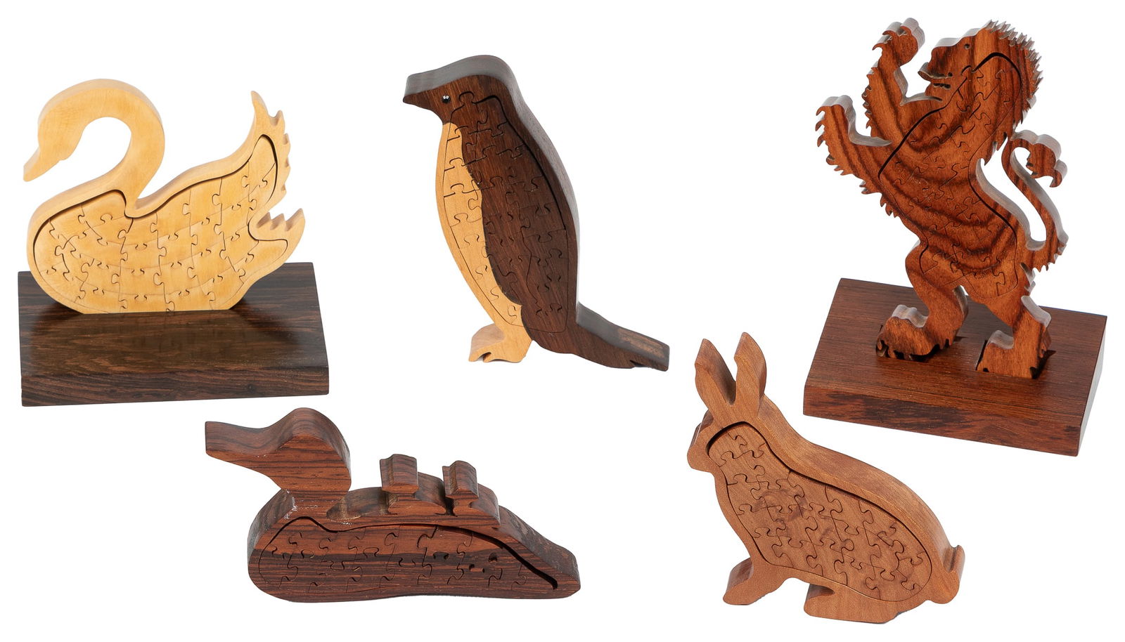 FORSYTHE, Roy (Canadian, 20th century). Group of Animal Puz... (1 of 2)