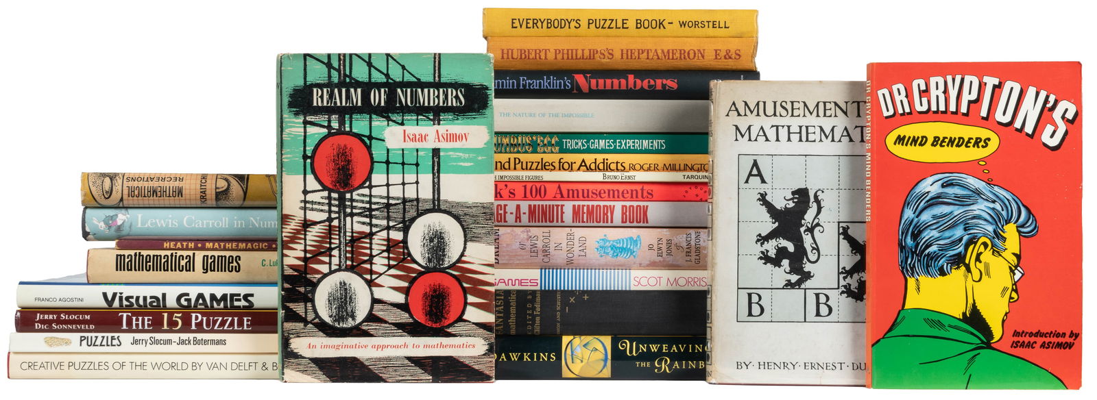 [PUZZLES & RECREATIONAL MATH]. Collection of Works on Puzzles, Riddles, and Recreational Math. (1 of 1)