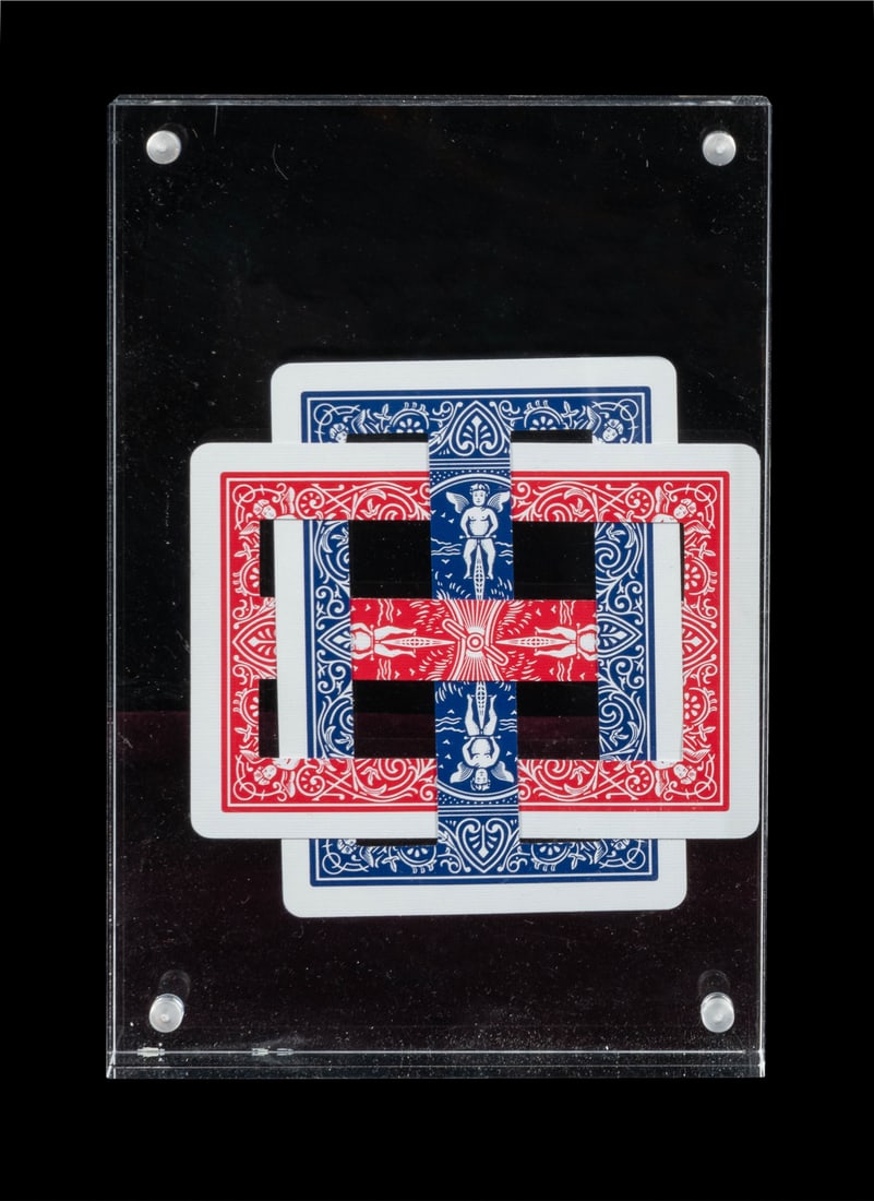 Two Framed Hypercards. - 2