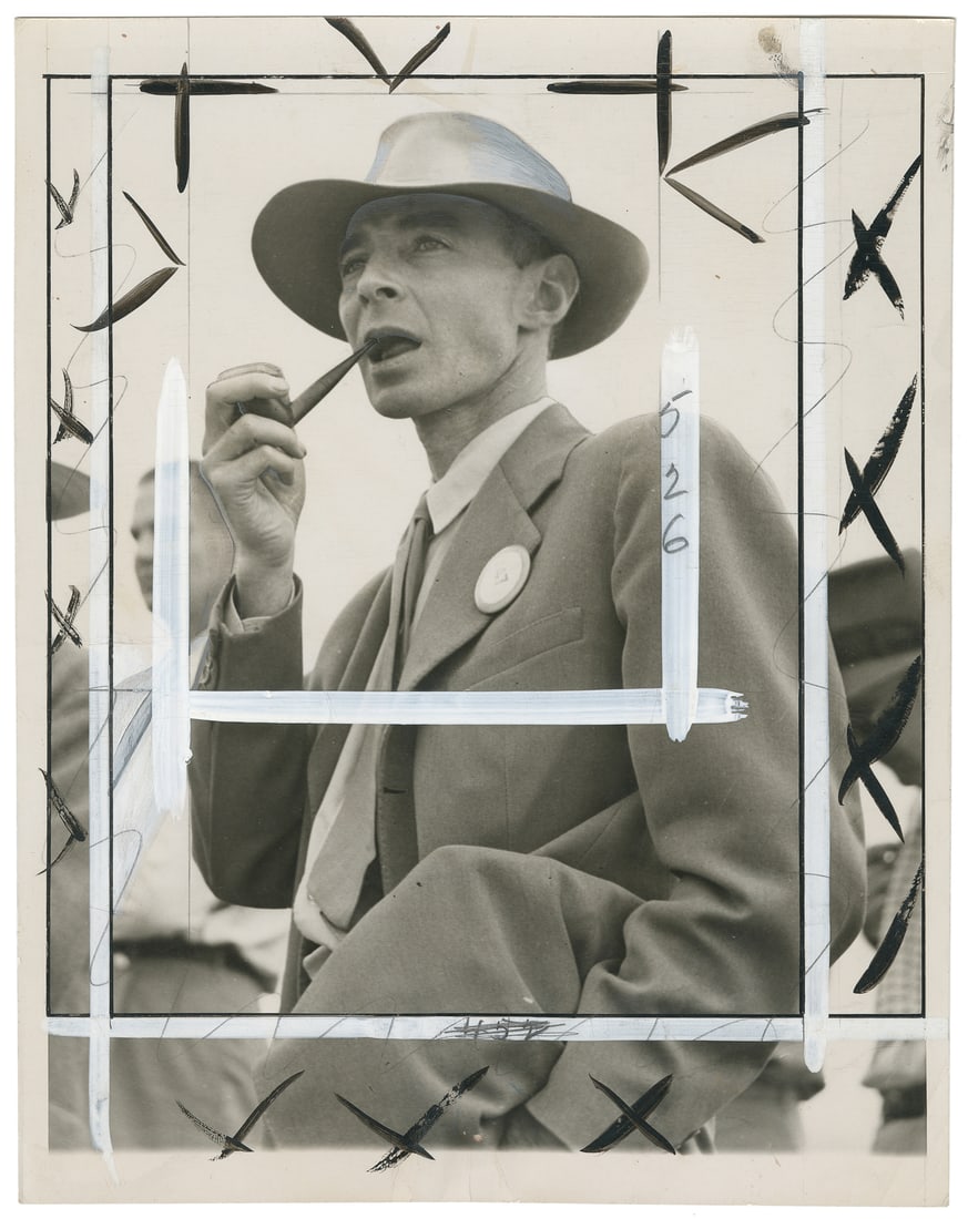 J. Robert Oppenheimer original press photo. (1 of 2)
