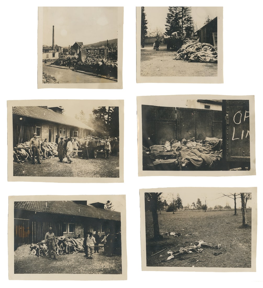 [HOLOCAUST]. Group of 6 photographs. (1 of 1)