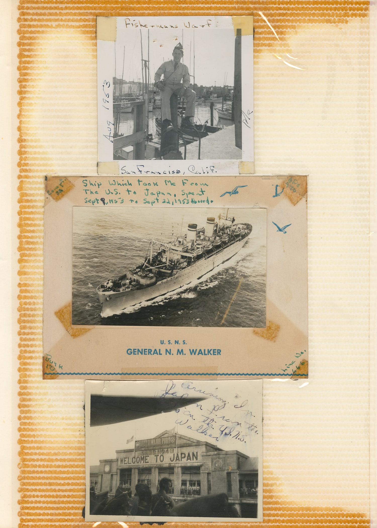 Korean War Air Police Photo Scrapbook. Circa 1950s.  (1 of 11)