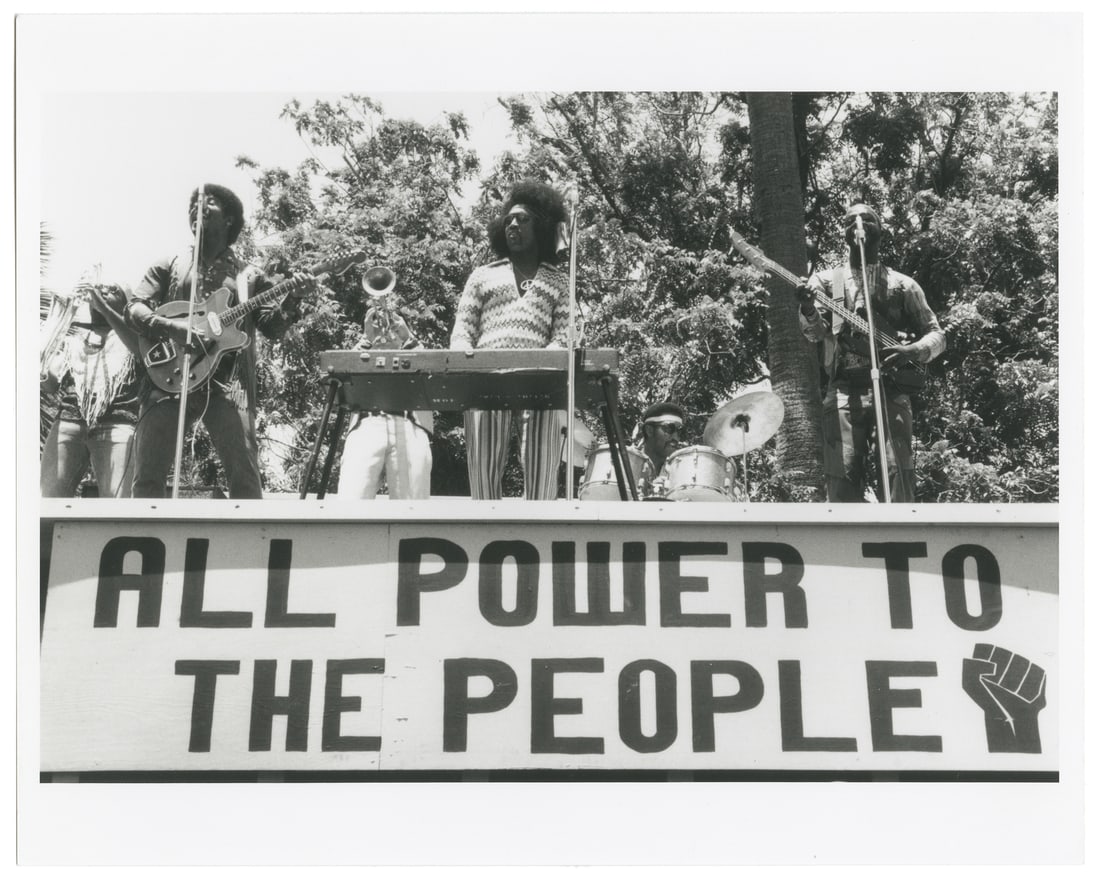 Black Panthers "All Power to the People" photograph. (1 of 1)