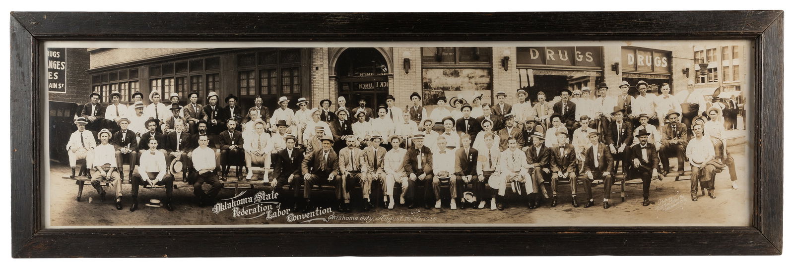 Oklahoma State Federation of Labor Convention Group Photograph. Oklahoma City: That Man Stone Co., 1 (1 of 1)