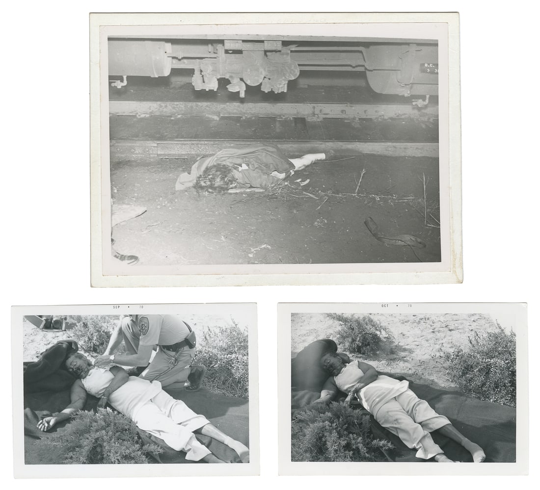 Three Crime Scene Photographs. 1970s.  (1 of 1)