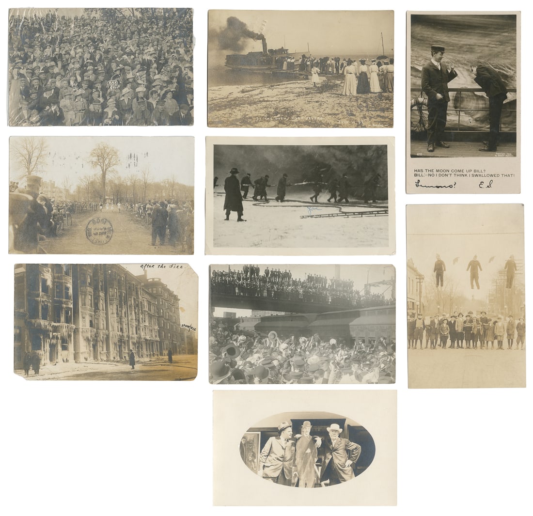 Assorted Photographs & RPPCs of Crowds & Events (1 of 1)