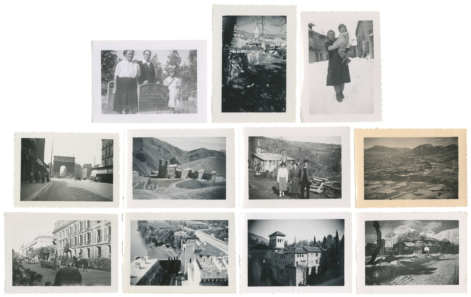MAIER, Vivian (American, 1926-2009) Group of 12 Photographs of Europe. People, Landscapes, and Build (1 of 1)