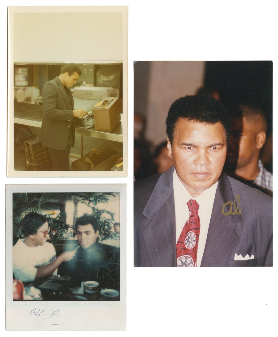 Muhammad Ali group of three snapshots.  (1 of 1)