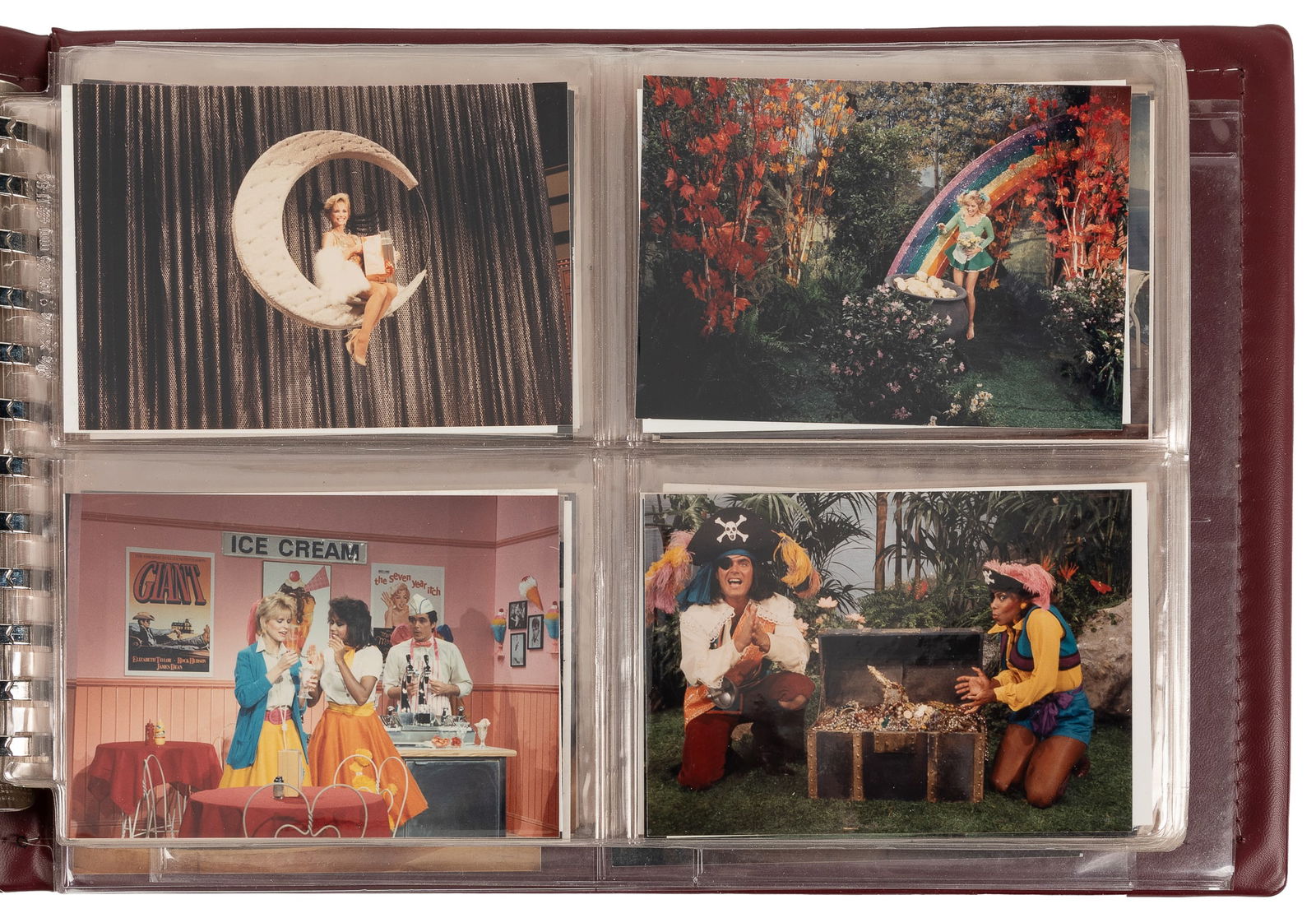 Album of staged advertising photos with various scenery. (1 of 9)