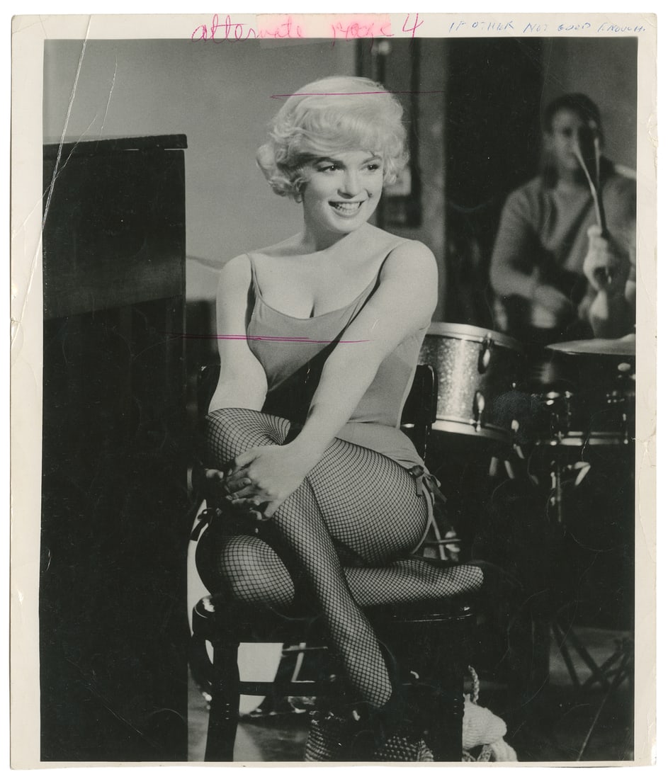 Marilyn Monroe press photograph. (1 of 1)