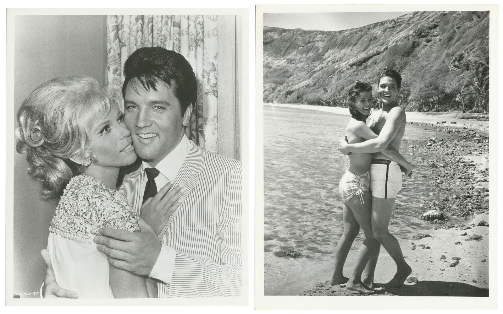 Pair of vintage Elvis Presley photographs. (1 of 1)