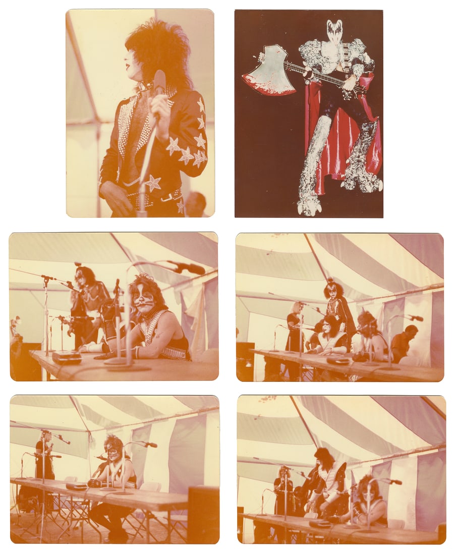 Six KISS photos. 1970s (1 of 1)