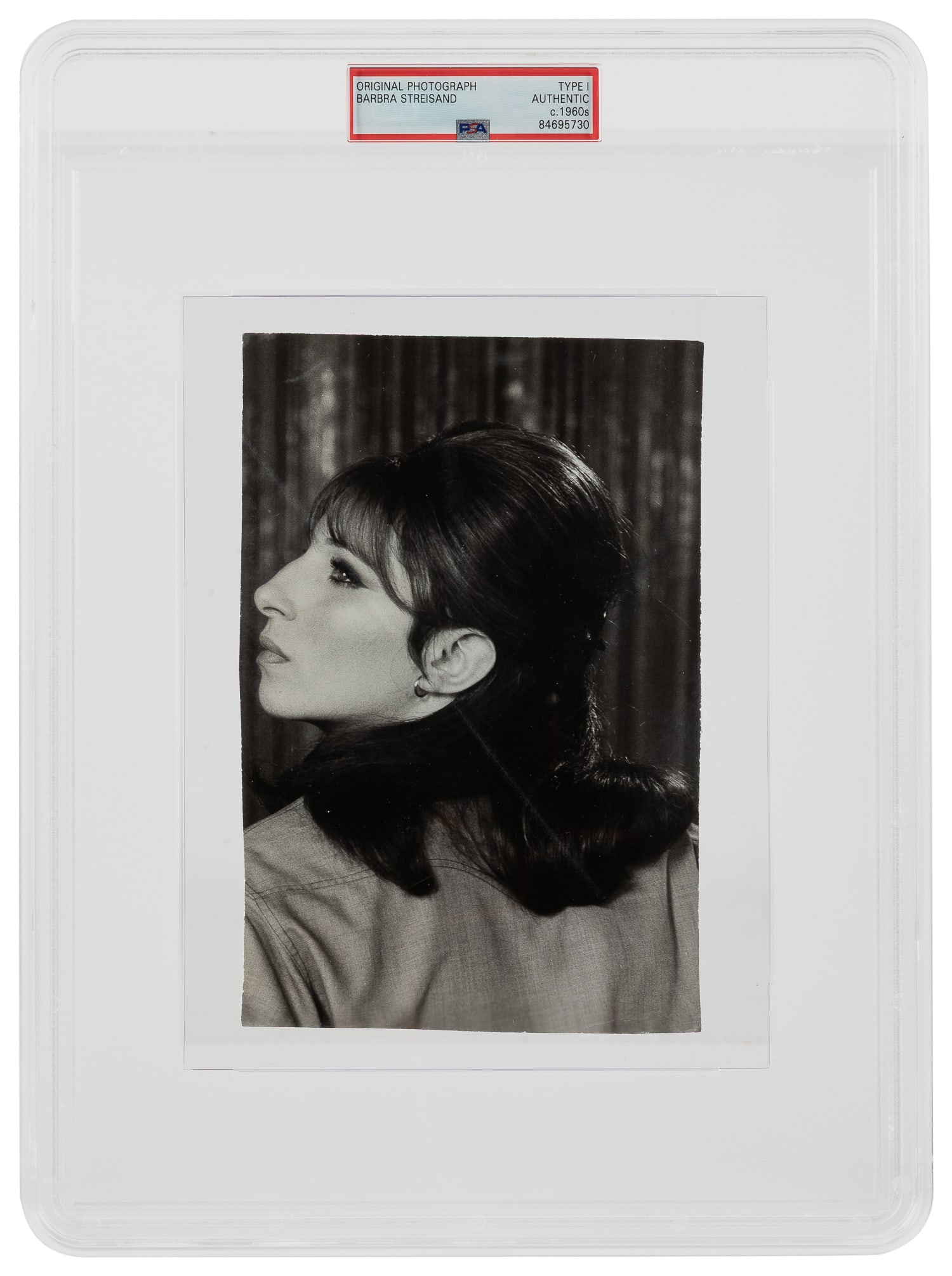Barbra Streisand photograph (PSA Type I). (1 of 1)