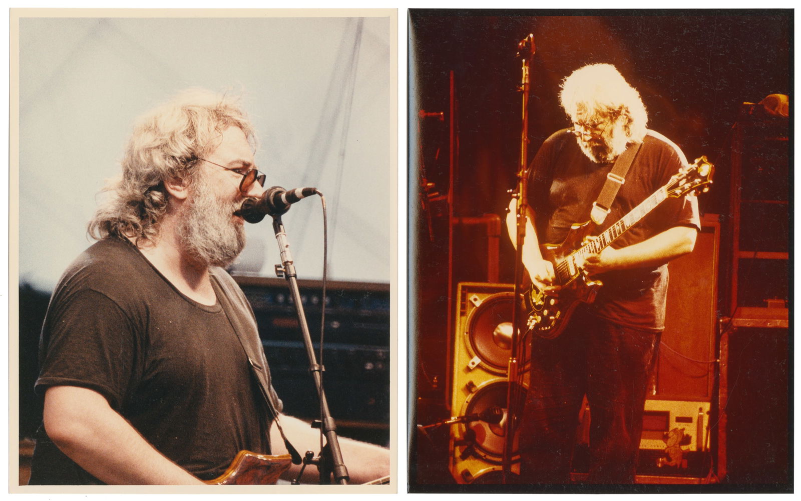 Jerry Garcia pair of photographs. (1 of 1)