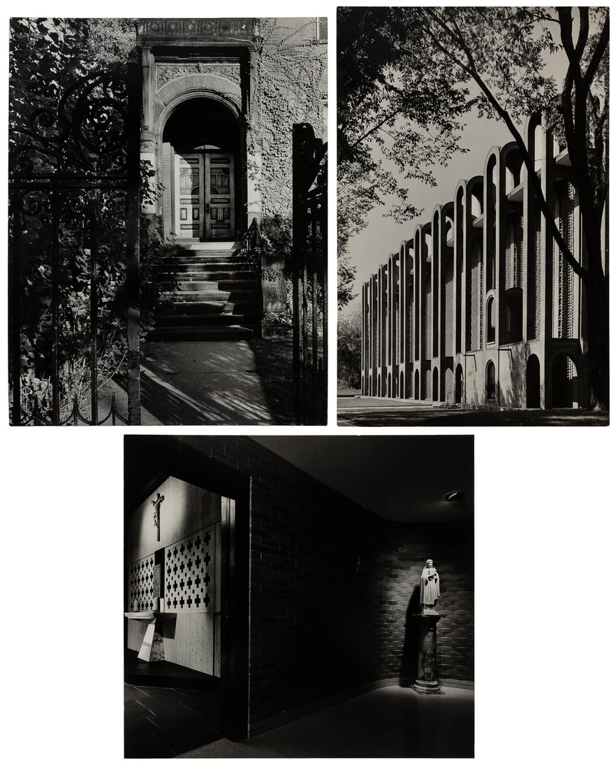 TURNER, Philip A. (American, 1932-2024). 3 Black & White Silver Gelatin Prints. Architectural or Int (1 of 4)