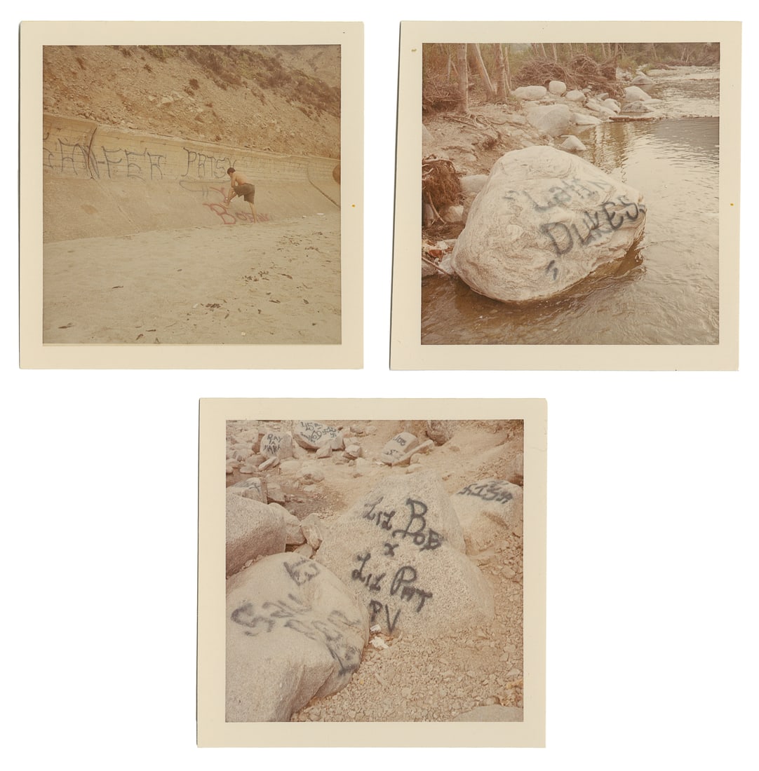 Latin Dukes Photo Album. San Fernando Valley, CA, 1968–1970. : [AUTOMOBILIA]. Latin Dukes Photo Album. San Fernando Valley, CA, 1968–1970. Photo album containing 224 original color photographs documenting the Latin Dukes, a Chicano social club centered arou