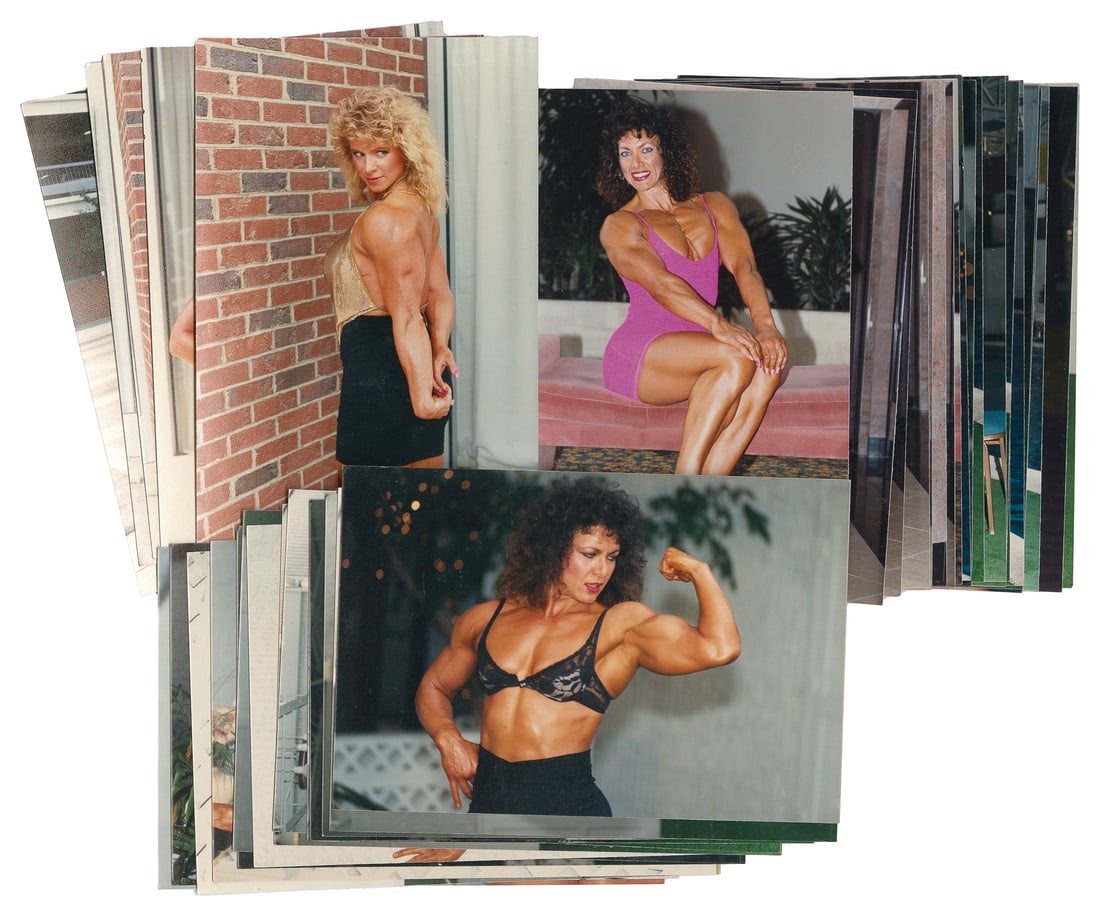 Female Body Builder Snapshots. [U.S], 1990s.  (1 of 4)