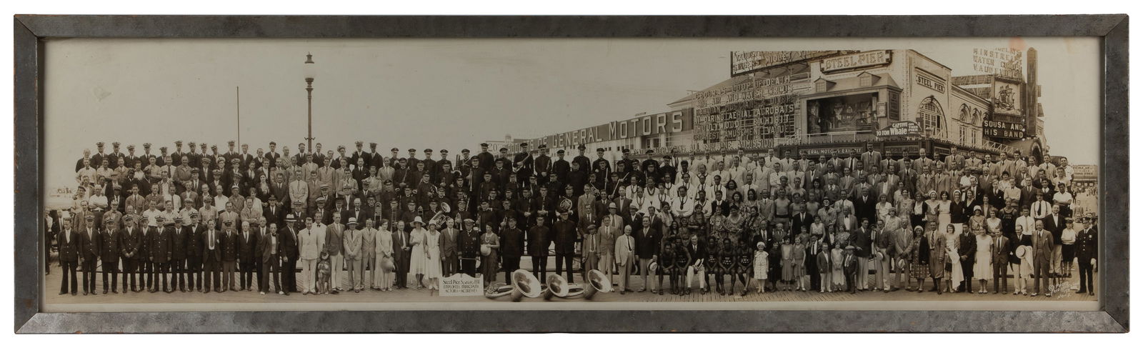 Atlantic City Steel Pier Boardwalk Panoramic Amusement Photo. (1 of 1)