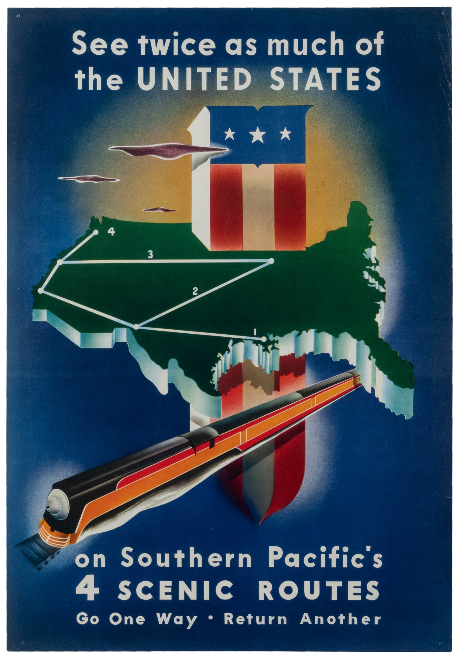 BROWER, Stanley. See Twice as Much of the United States / Southern Pacific. (1 of 1)