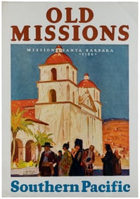 LOGAN, Maurice (1886 - 1977). Old Missions / Southern Pacific. 