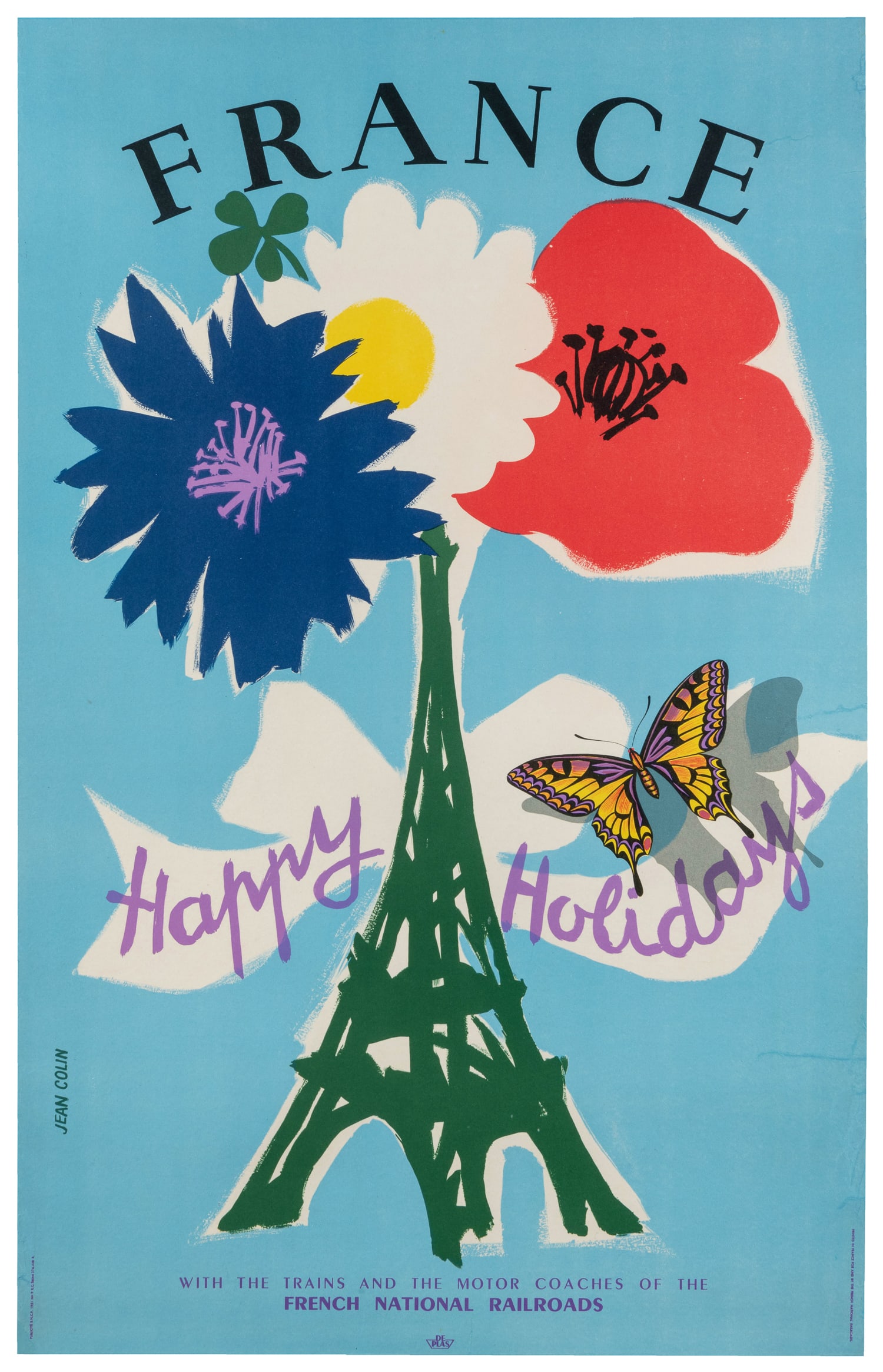 COLIN, Jean (1912 - 1982). France / Happy Holidays. 1951. (1 of 1)