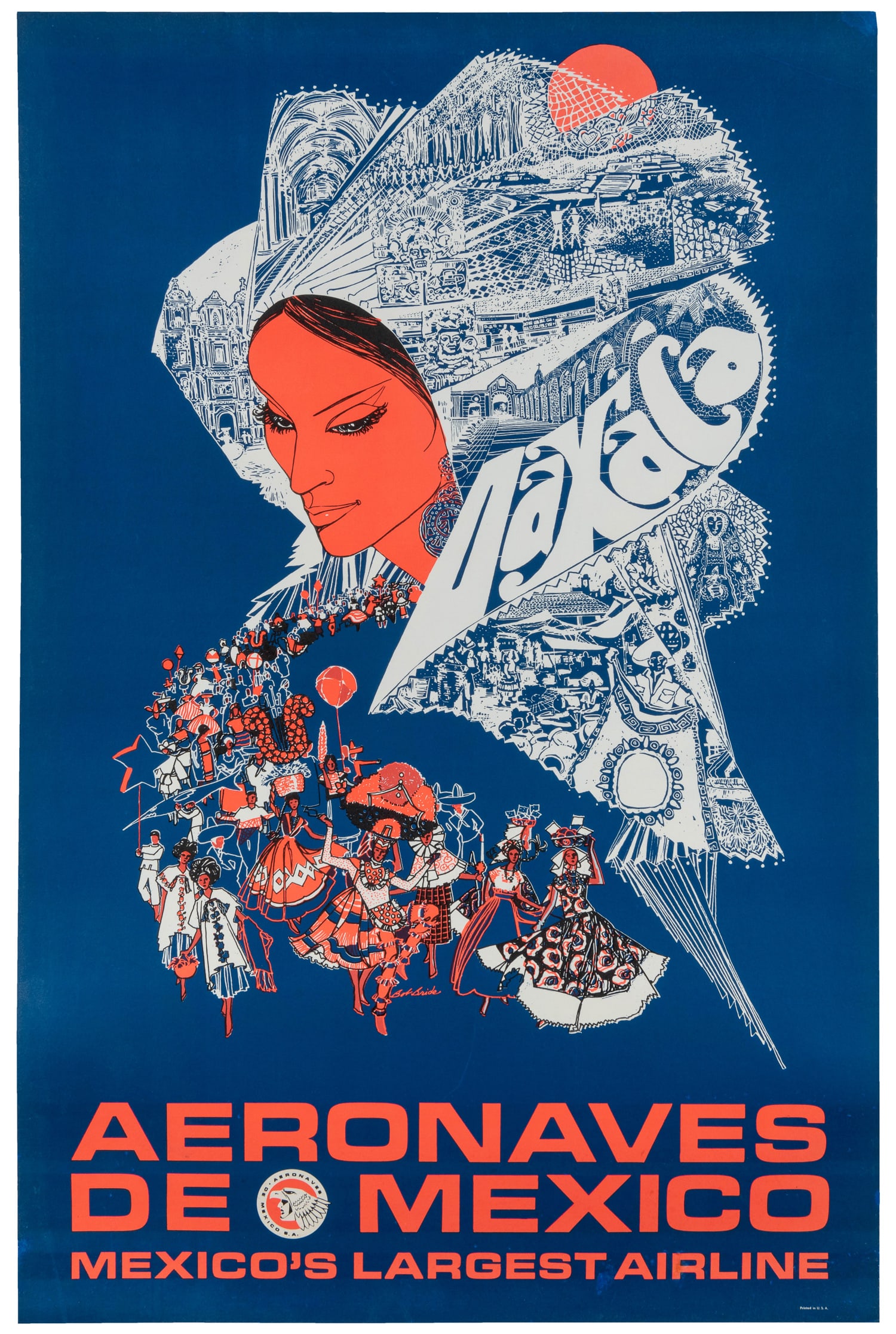 BRIDE, Bob. Oaxaca / Aeronaves de Mexico. (1 of 1)