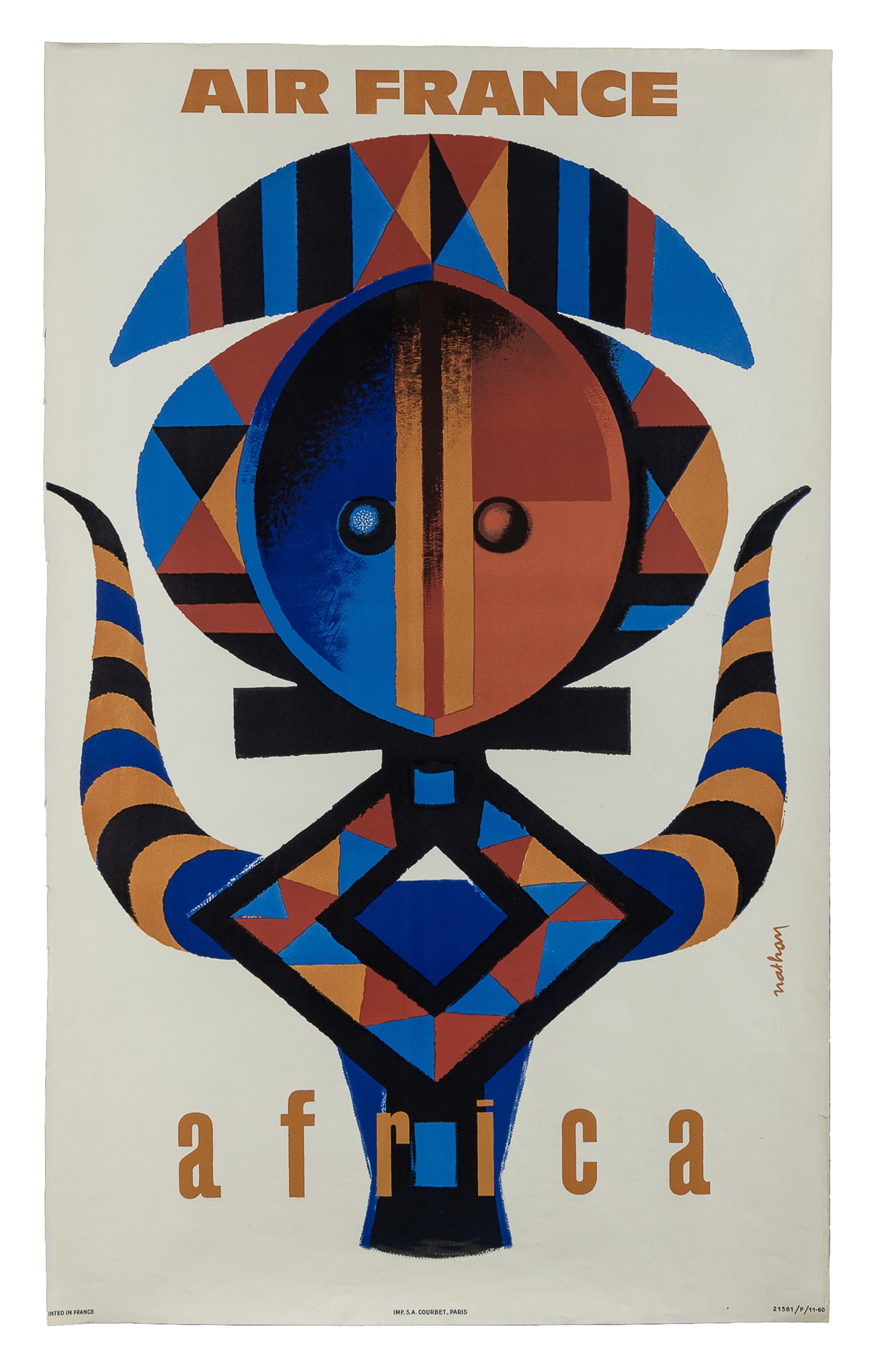 NATHAN-GARAMOND, Jacques (1910 - 2001). Air France / Africa. (1 of 1)