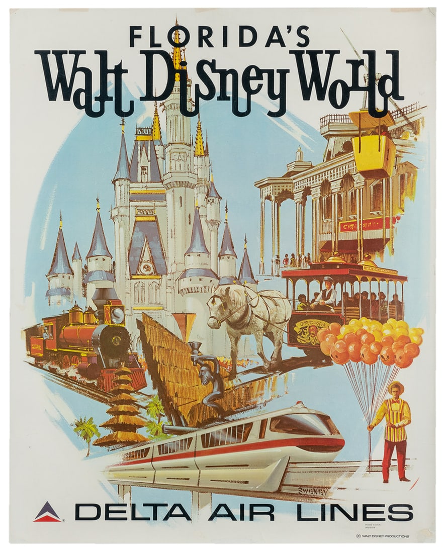 SWENEY, Fred. Delta Air Lines / Florida's Walt Disney World. (1 of 1)