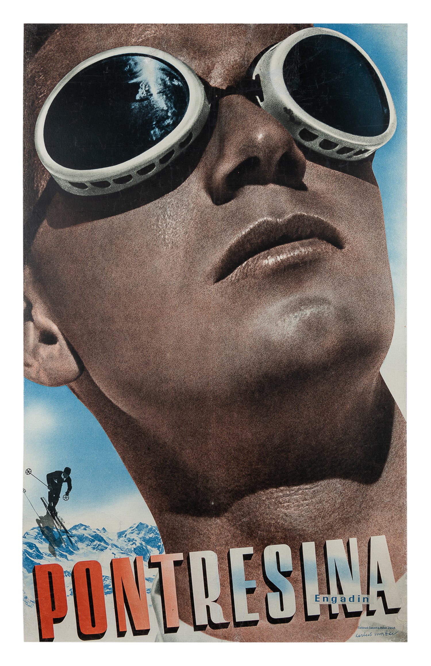 MATTER, Herbert (1907 - 1984). Pontresina / Engadin. 1936. (1 of 1)