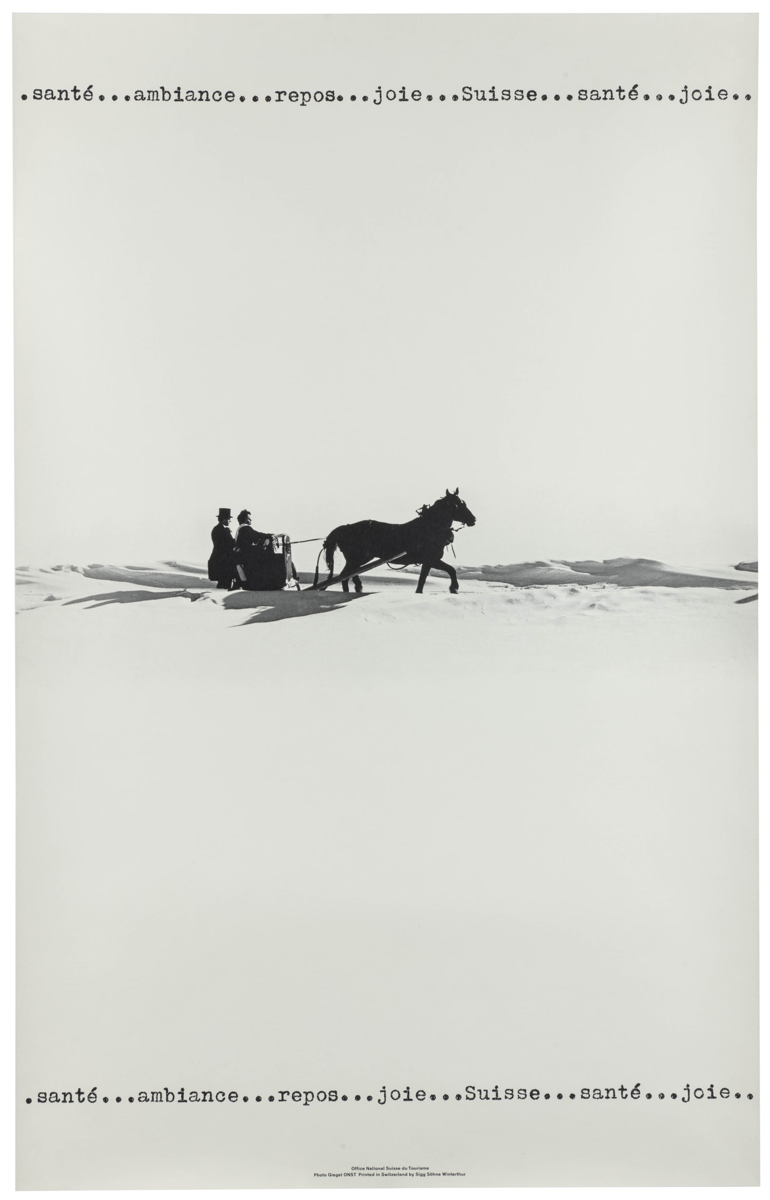 GIEGEL, Philipp (1927-1997). Switzerland / sante‚Ä¶ambiance‚Ä¶ (1 of 1)