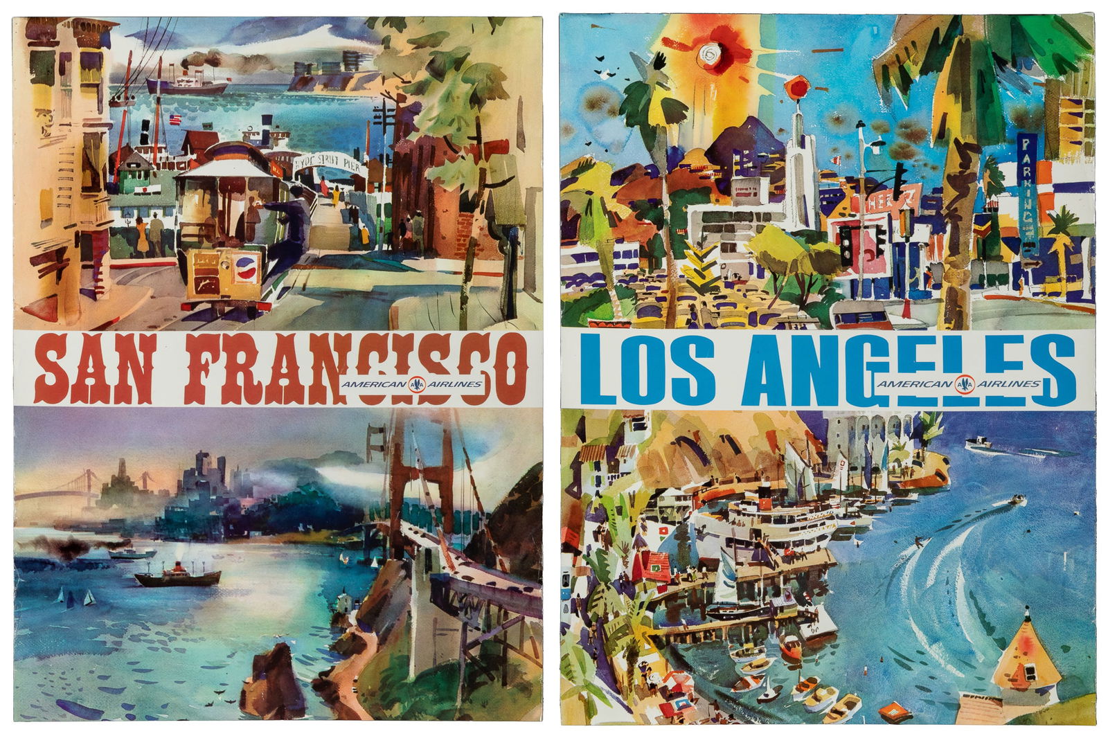 American Airlines / San Francisco [and] Los Angeles. (1 of 3)