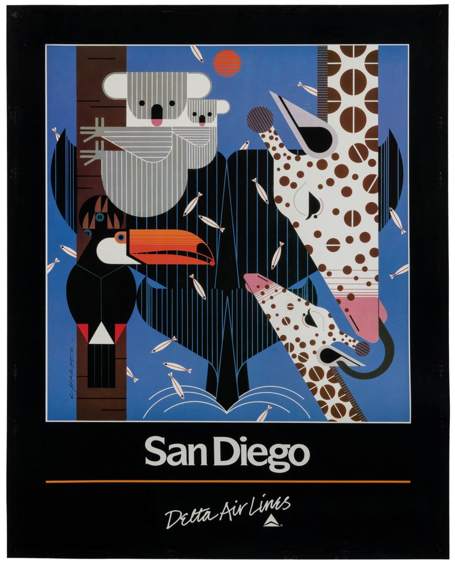 HARPER, Charley (1922-2007). Delta Airlines / San Diego. (1 of 1)