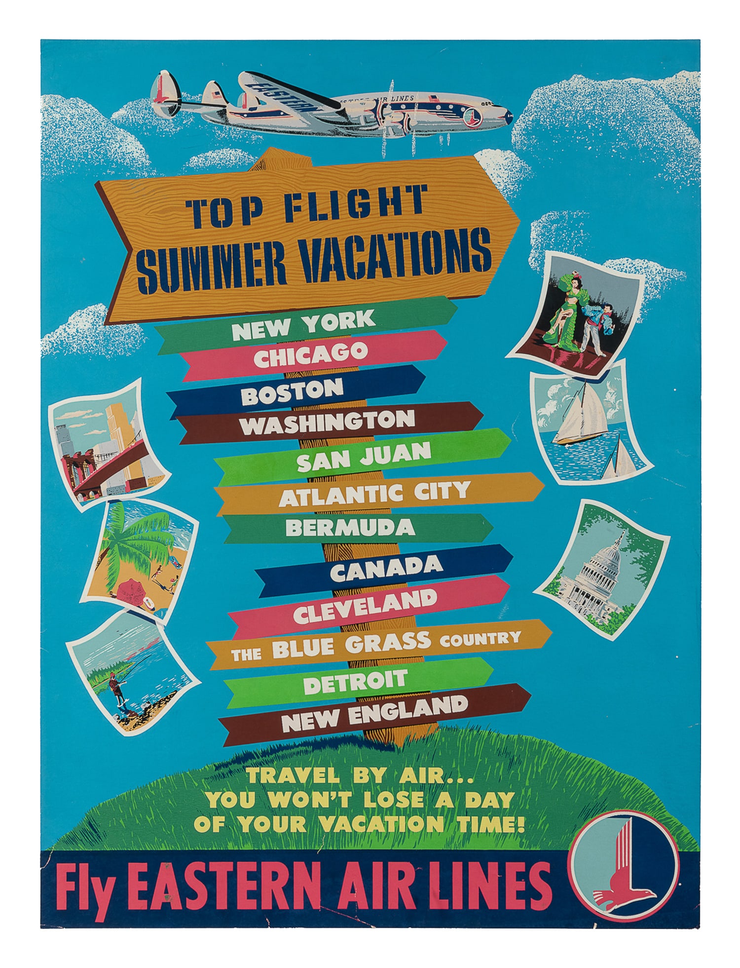 Top Flight Summer Vacations / Eastern Air Lines. (1 of 1)