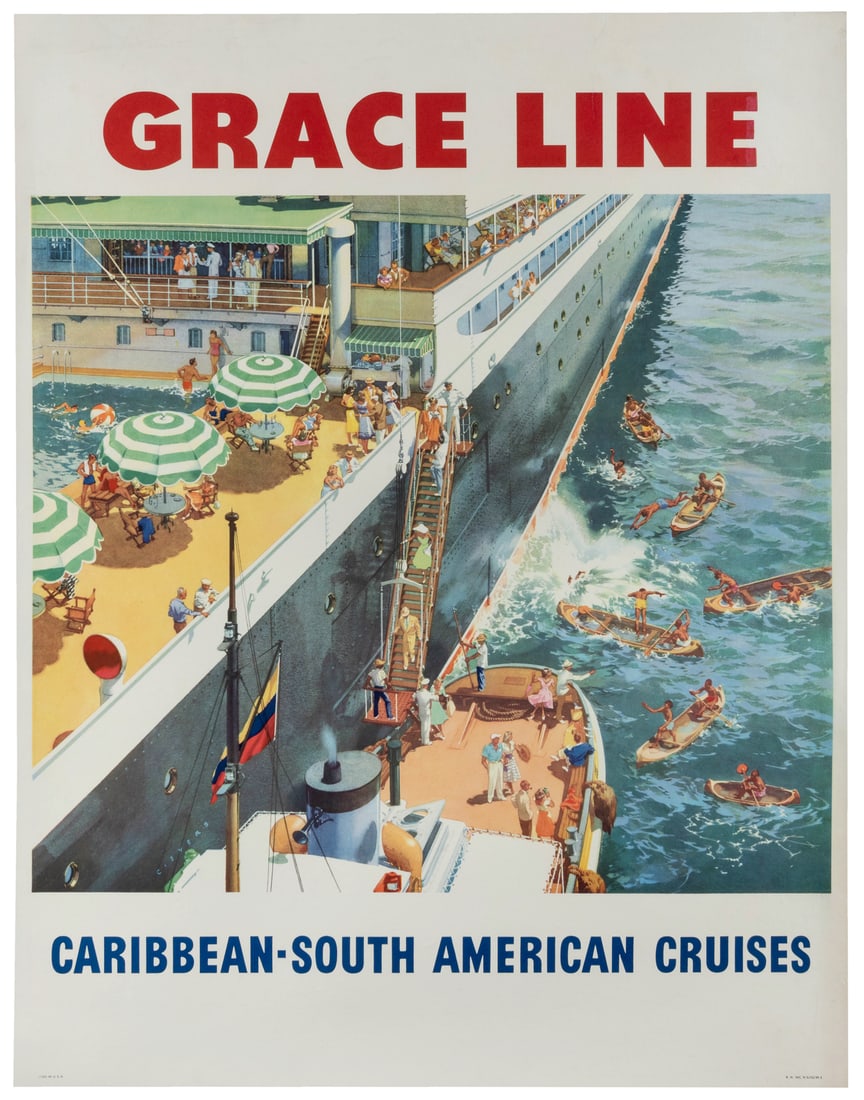 Grace Line / Caribbean - South American Cruises. (1 of 1)