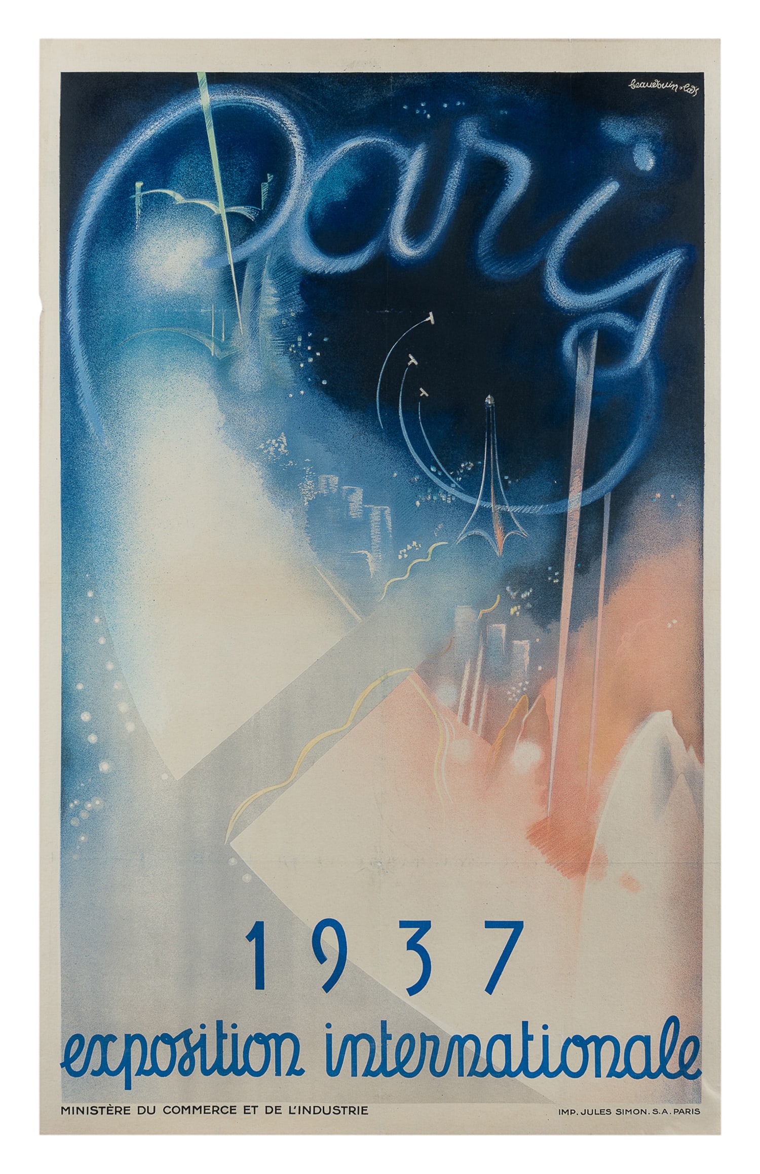 BEAUDOIN, Eugene (1898 - ?) and Marcel Lodes (1891 - 1978). Paris 1937 / Exposition Internationale. (1 of 1)