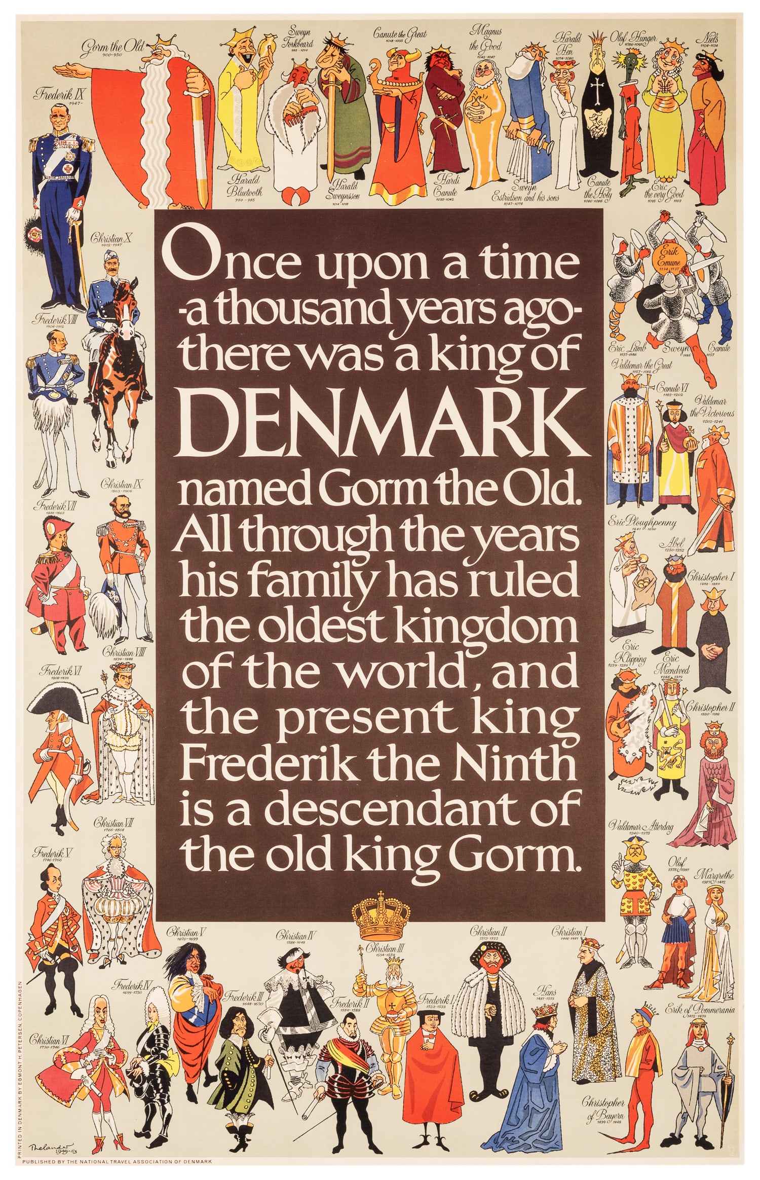 Denmark. Two travel posters. - 2