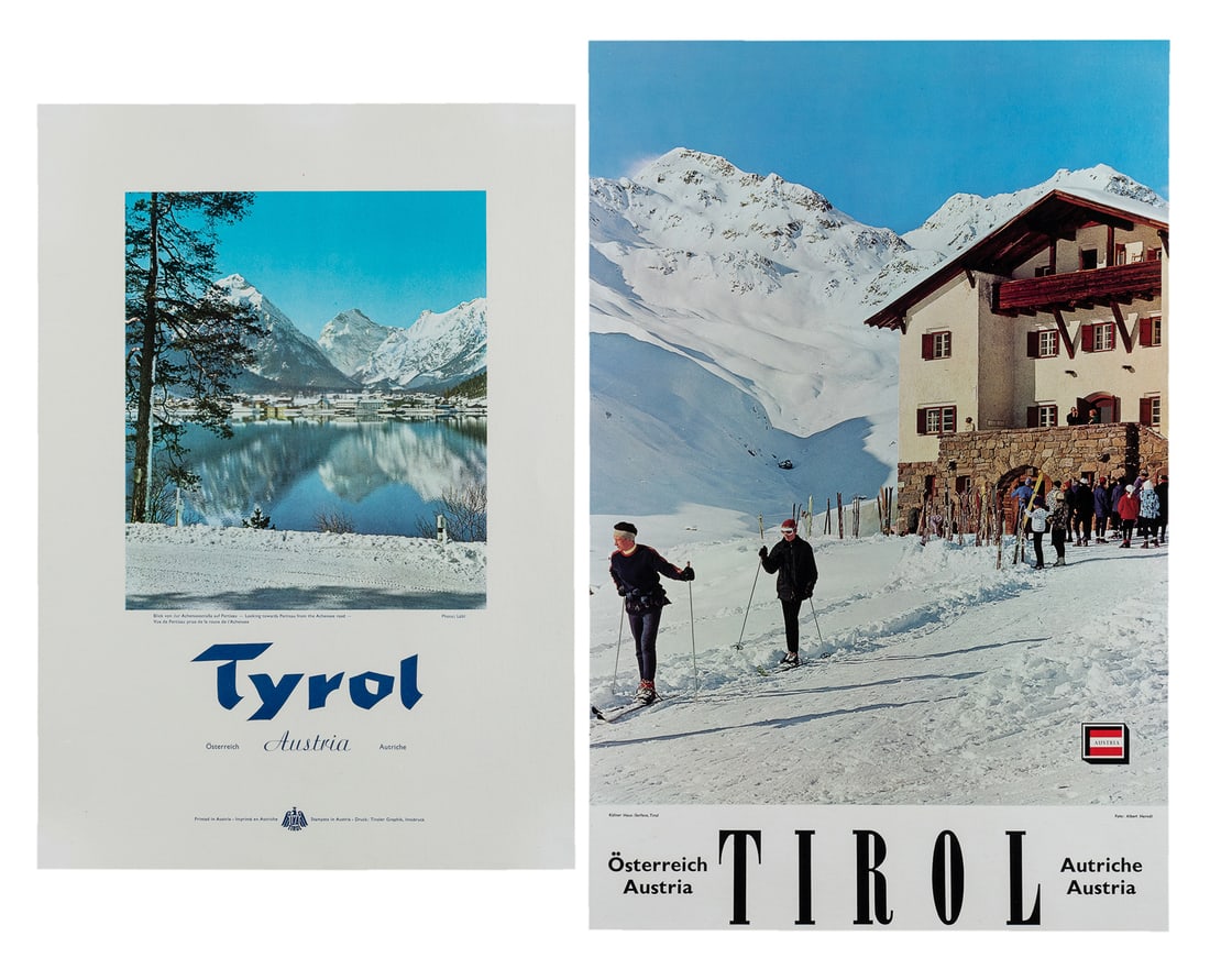 Tyrol Austria. Two vintage posters. (1 of 3)