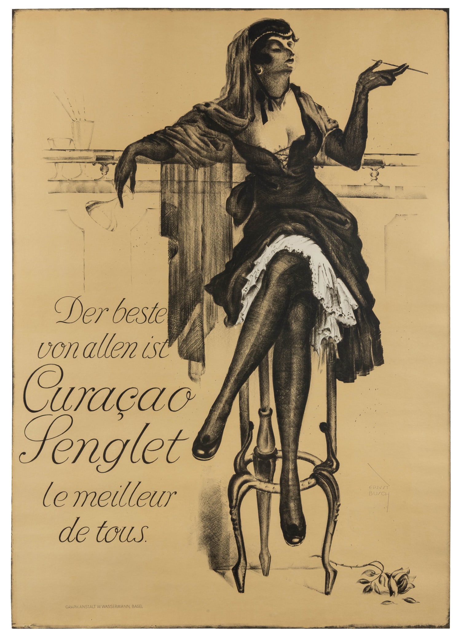 Busch Ernst (1900 - 1980). Curacao Senglet. 1920. (1 of 1)