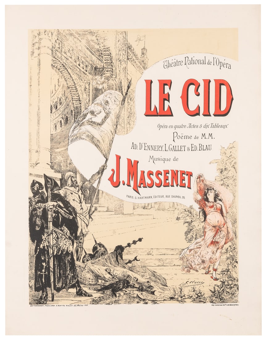CLAIRIN, Georges (1843-1919). Le Cid / Theatre National de l‚Äö√Ñ√ (1 of 1)