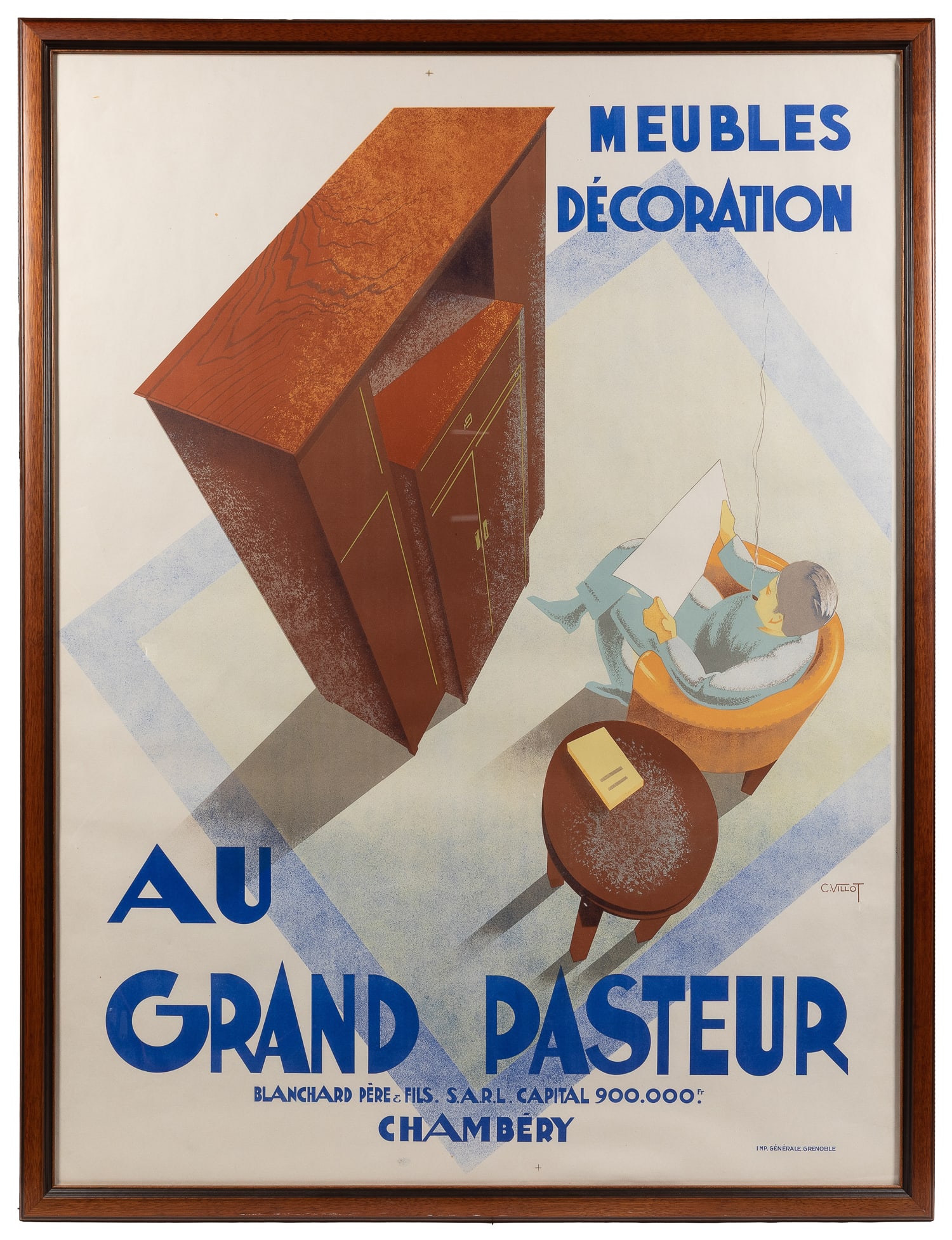 VILLOT, Charles. Meubles D√©coration / Au Grand Pasteur. (1 of 1)