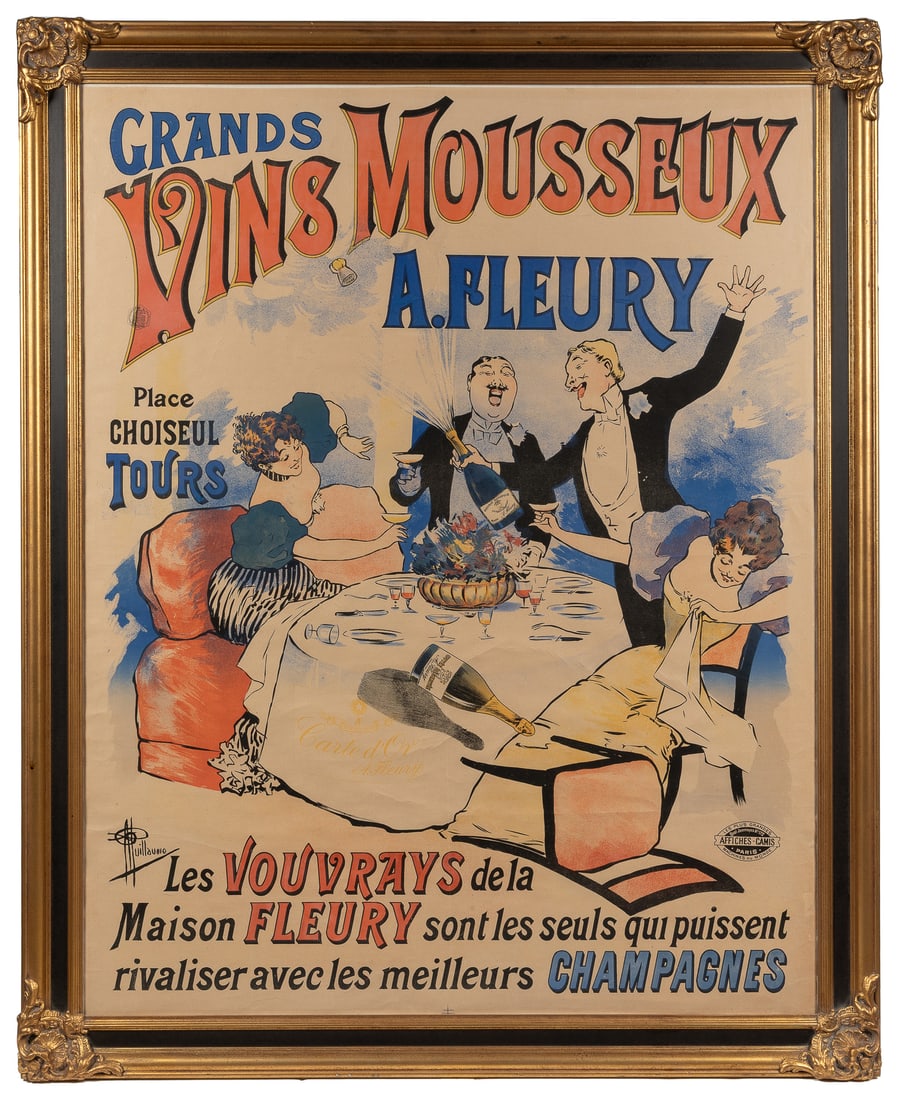 GUILLAUME, Albert (1873 - 1942). Grands Vins Mousseux A. Fleury. (1 of 1)