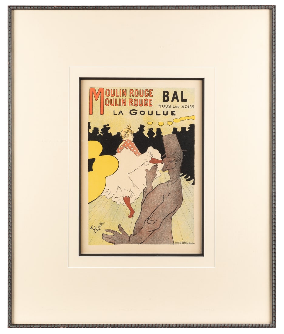 TOULOUSE-LAUTREC, Henri de (1864 - 1901). Moulin Rouge. Maitres de l'Affice pl. 122. (1 of 1)