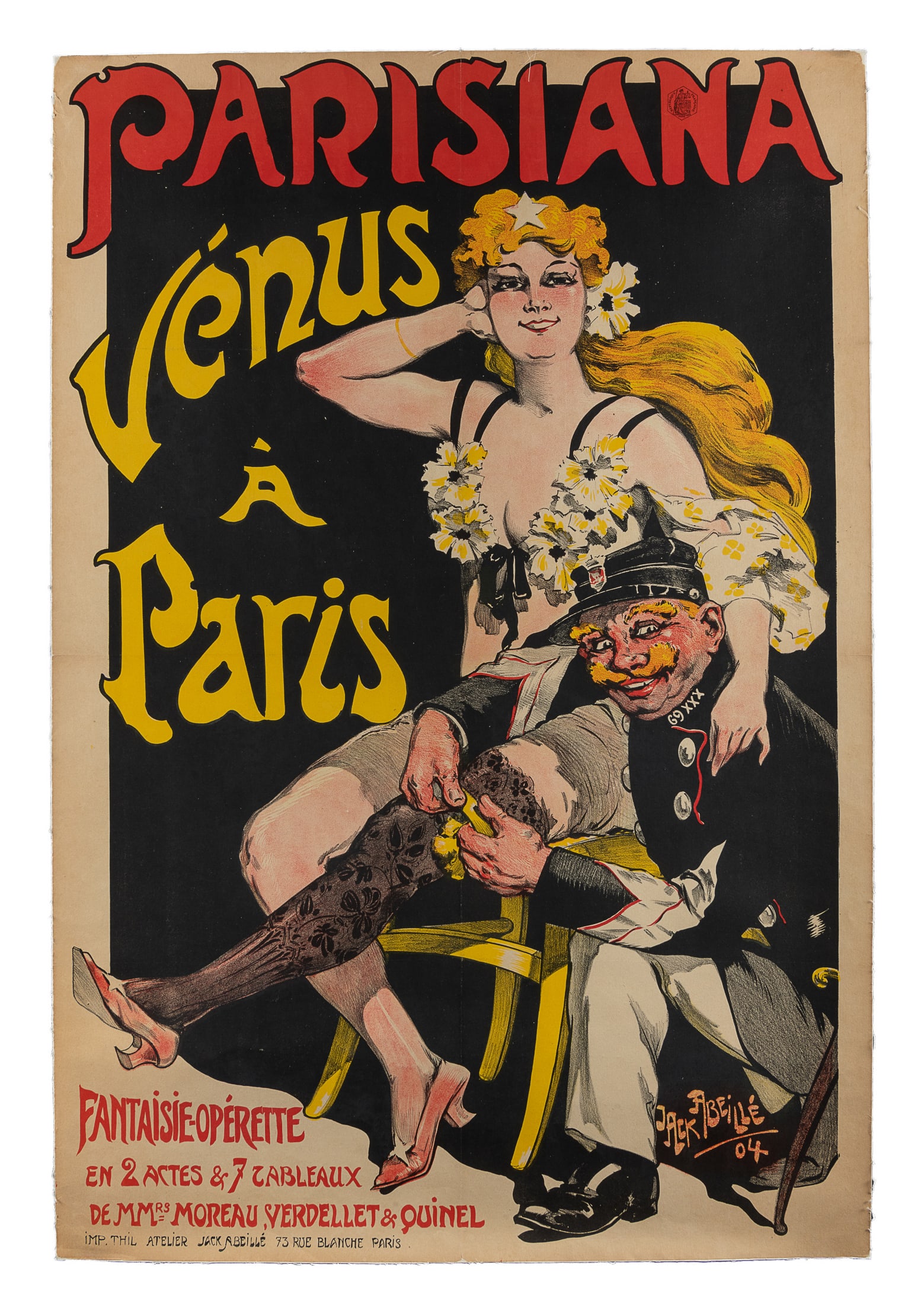 ABEILLE, Jack (1873 - 1949). Parisiana / Venus a Paris. 1904. (1 of 1)